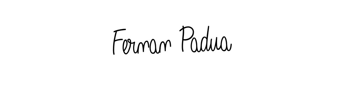 Fernan Padua stylish signature style. Best Handwritten Sign (Angelique-Rose-font-FFP) for my name. Handwritten Signature Collection Ideas for my name Fernan Padua. Fernan Padua signature style 5 images and pictures png