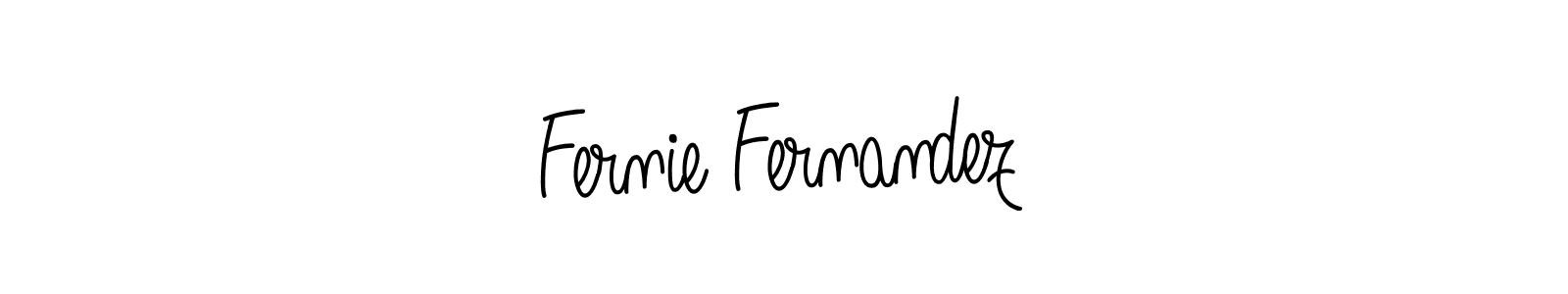 Make a beautiful signature design for name Fernie Fernandez. With this signature (Angelique-Rose-font-FFP) style, you can create a handwritten signature for free. Fernie Fernandez signature style 5 images and pictures png