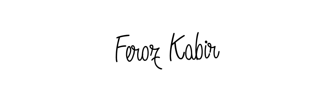 Angelique-Rose-font-FFP is a professional signature style that is perfect for those who want to add a touch of class to their signature. It is also a great choice for those who want to make their signature more unique. Get Feroz Kabir name to fancy signature for free. Feroz Kabir signature style 5 images and pictures png
