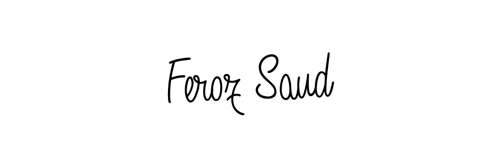 Also we have Feroz Saud name is the best signature style. Create professional handwritten signature collection using Angelique-Rose-font-FFP autograph style. Feroz Saud signature style 5 images and pictures png