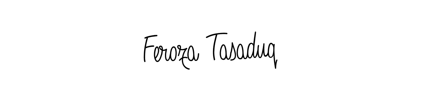 Similarly Angelique-Rose-font-FFP is the best handwritten signature design. Signature creator online .You can use it as an online autograph creator for name Feroza Tasaduq. Feroza Tasaduq signature style 5 images and pictures png