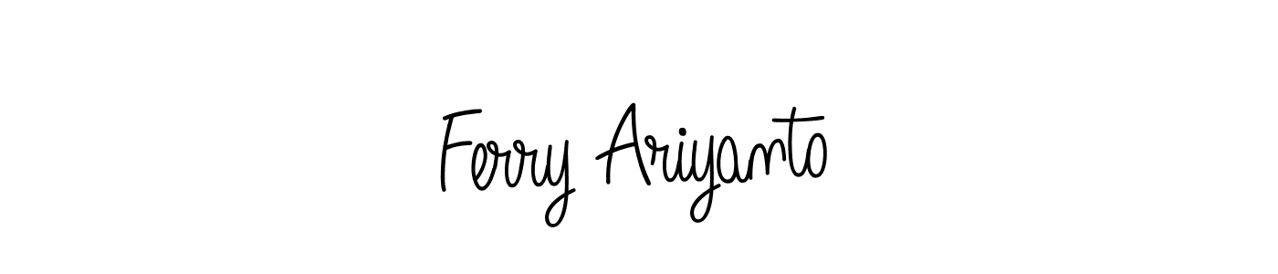 Angelique-Rose-font-FFP is a professional signature style that is perfect for those who want to add a touch of class to their signature. It is also a great choice for those who want to make their signature more unique. Get Ferry Ariyanto name to fancy signature for free. Ferry Ariyanto signature style 5 images and pictures png