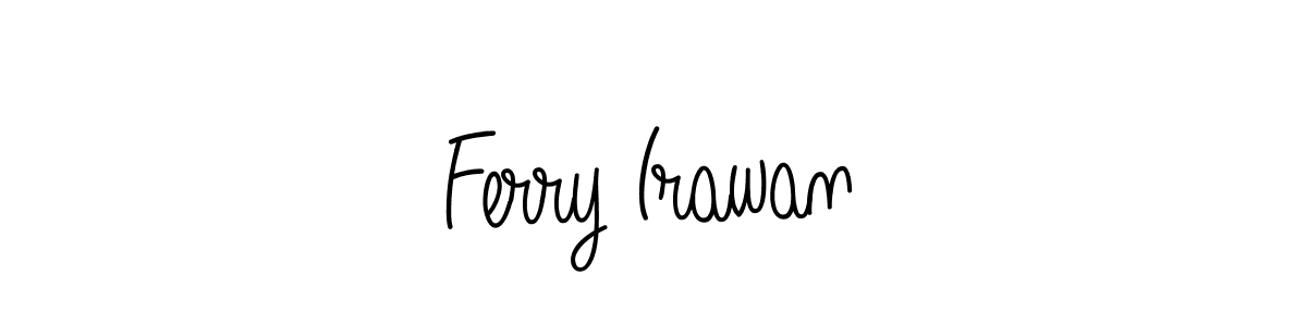 Create a beautiful signature design for name Ferry Irawan. With this signature (Angelique-Rose-font-FFP) fonts, you can make a handwritten signature for free. Ferry Irawan signature style 5 images and pictures png