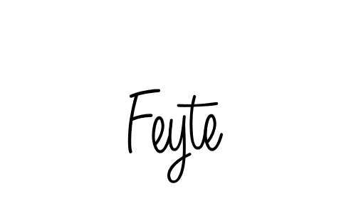 Feyte stylish signature style. Best Handwritten Sign (Angelique-Rose-font-FFP) for my name. Handwritten Signature Collection Ideas for my name Feyte. Feyte signature style 5 images and pictures png