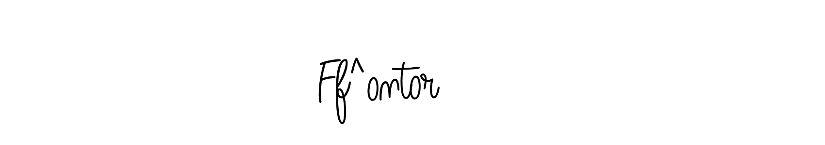 How to make Ff^ontor❾❾➒ signature? Angelique-Rose-font-FFP is a professional autograph style. Create handwritten signature for Ff^ontor❾❾➒ name. Ff^ontor❾❾➒ signature style 5 images and pictures png