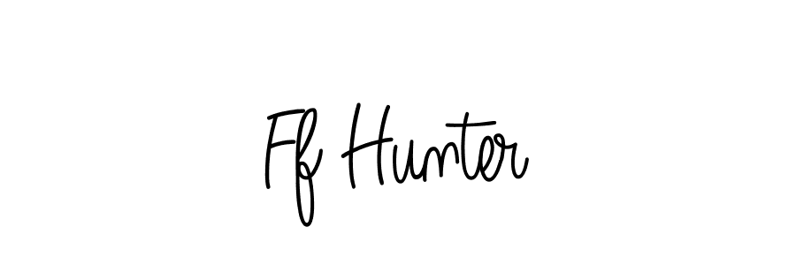 Make a beautiful signature design for name Ff Hunter. Use this online signature maker to create a handwritten signature for free. Ff Hunter signature style 5 images and pictures png