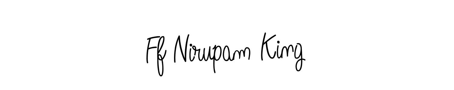 This is the best signature style for the Ff Nirupam King name. Also you like these signature font (Angelique-Rose-font-FFP). Mix name signature. Ff Nirupam King signature style 5 images and pictures png