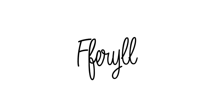 How to make Fferyll name signature. Use Angelique-Rose-font-FFP style for creating short signs online. This is the latest handwritten sign. Fferyll signature style 5 images and pictures png