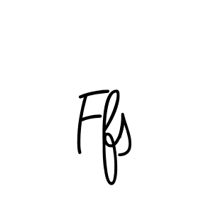 Make a beautiful signature design for name Ffs. With this signature (Angelique-Rose-font-FFP) style, you can create a handwritten signature for free. Ffs signature style 5 images and pictures png