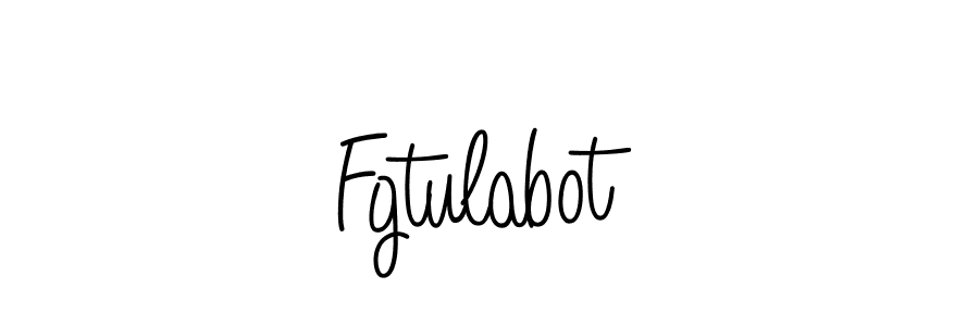 Make a beautiful signature design for name Fgtulabot. With this signature (Angelique-Rose-font-FFP) style, you can create a handwritten signature for free. Fgtulabot signature style 5 images and pictures png