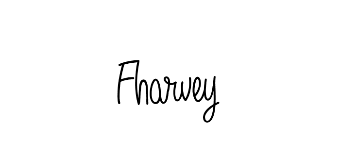 The best way (Angelique-Rose-font-FFP) to make a short signature is to pick only two or three words in your name. The name Fharvey include a total of six letters. For converting this name. Fharvey signature style 5 images and pictures png