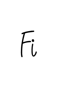 Use a signature maker to create a handwritten signature online. With this signature software, you can design (Angelique-Rose-font-FFP) your own signature for name Fi. Fi signature style 5 images and pictures png