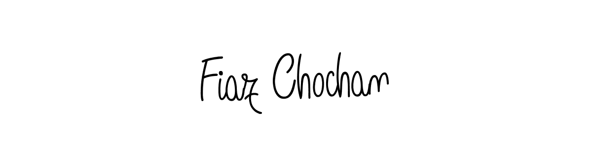 Use a signature maker to create a handwritten signature online. With this signature software, you can design (Angelique-Rose-font-FFP) your own signature for name Fiaz Chochan. Fiaz Chochan signature style 5 images and pictures png