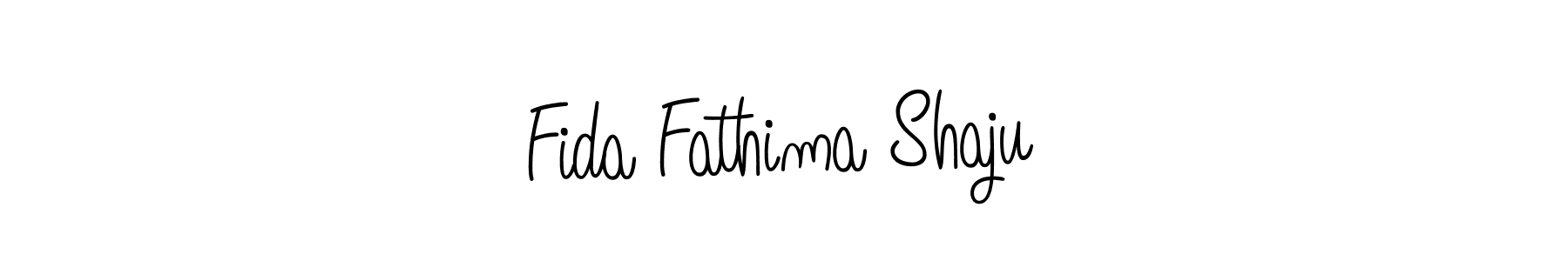 How to make Fida Fathima Shaju signature? Angelique-Rose-font-FFP is a professional autograph style. Create handwritten signature for Fida Fathima Shaju name. Fida Fathima Shaju signature style 5 images and pictures png