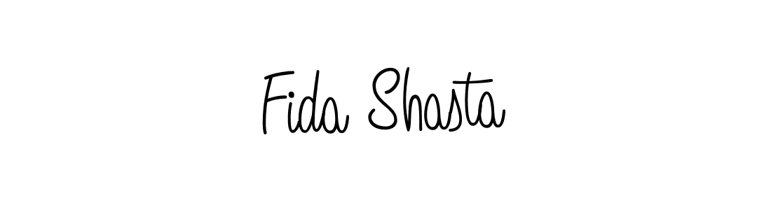 How to make Fida Shasta signature? Angelique-Rose-font-FFP is a professional autograph style. Create handwritten signature for Fida Shasta name. Fida Shasta signature style 5 images and pictures png