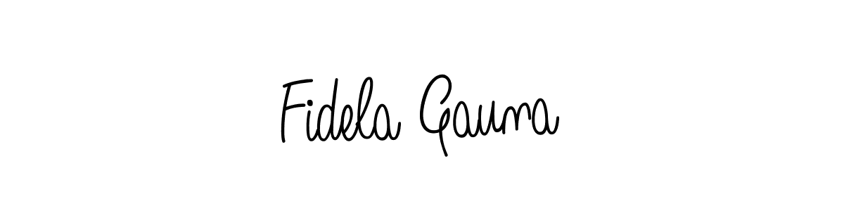 Once you've used our free online signature maker to create your best signature Angelique-Rose-font-FFP style, it's time to enjoy all of the benefits that Fidela Gauna name signing documents. Fidela Gauna signature style 5 images and pictures png