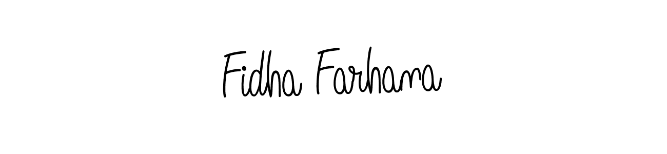 if you are searching for the best signature style for your name Fidha Farhana. so please give up your signature search. here we have designed multiple signature styles  using Angelique-Rose-font-FFP. Fidha Farhana signature style 5 images and pictures png