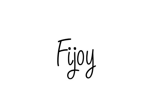 Fijoy stylish signature style. Best Handwritten Sign (Angelique-Rose-font-FFP) for my name. Handwritten Signature Collection Ideas for my name Fijoy. Fijoy signature style 5 images and pictures png