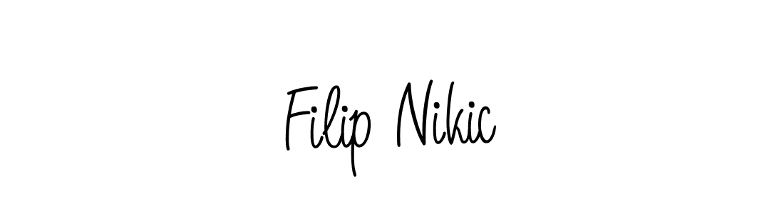How to Draw Filip Nikic signature style? Angelique-Rose-font-FFP is a latest design signature styles for name Filip Nikic. Filip Nikic signature style 5 images and pictures png