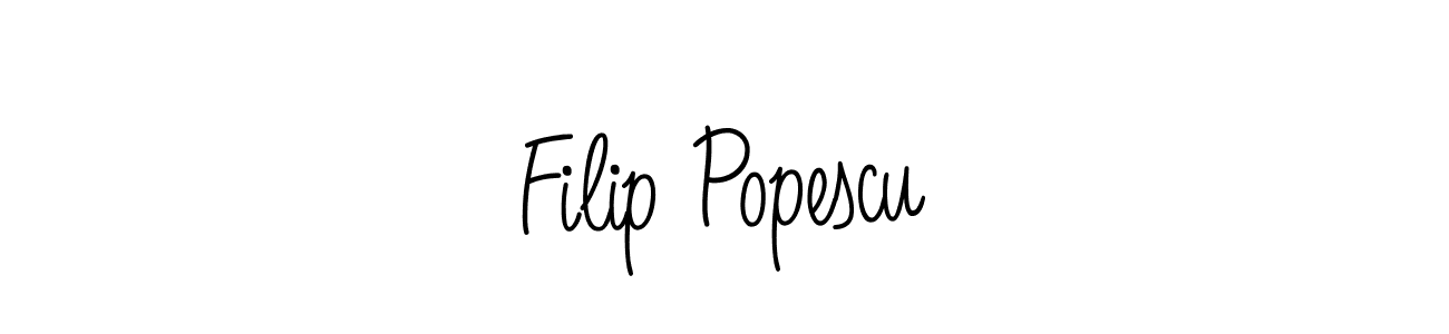 if you are searching for the best signature style for your name Filip Popescu. so please give up your signature search. here we have designed multiple signature styles  using Angelique-Rose-font-FFP. Filip Popescu signature style 5 images and pictures png