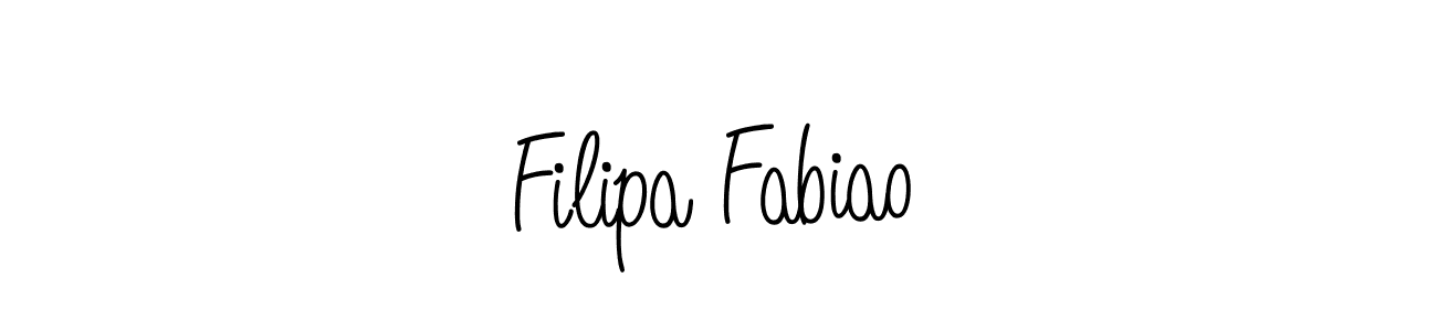 Also we have Filipa Fabiao name is the best signature style. Create professional handwritten signature collection using Angelique-Rose-font-FFP autograph style. Filipa Fabiao signature style 5 images and pictures png