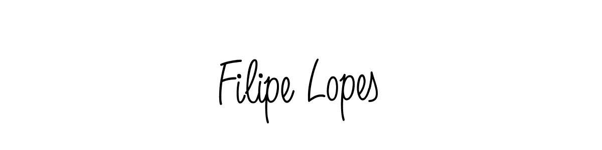 Create a beautiful signature design for name Filipe Lopes. With this signature (Angelique-Rose-font-FFP) fonts, you can make a handwritten signature for free. Filipe Lopes signature style 5 images and pictures png