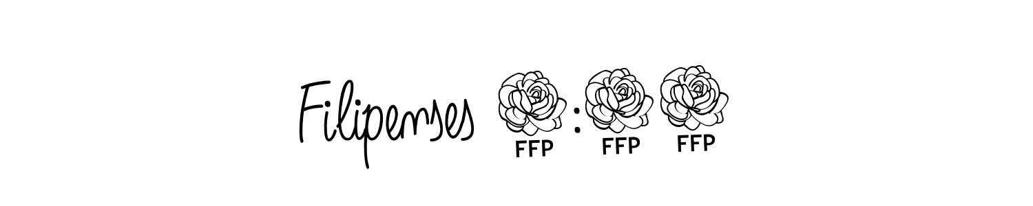 Make a beautiful signature design for name Filipenses 4:13. With this signature (Angelique-Rose-font-FFP) style, you can create a handwritten signature for free. Filipenses 4:13 signature style 5 images and pictures png