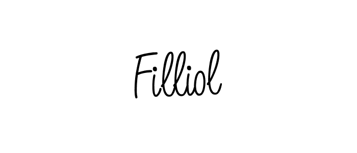 Design your own signature with our free online signature maker. With this signature software, you can create a handwritten (Angelique-Rose-font-FFP) signature for name Filliol. Filliol signature style 5 images and pictures png