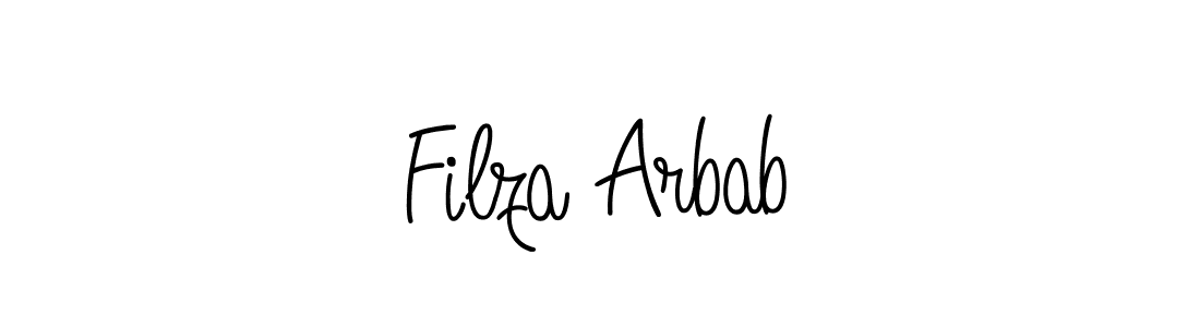 You can use this online signature creator to create a handwritten signature for the name Filza Arbab. This is the best online autograph maker. Filza Arbab signature style 5 images and pictures png