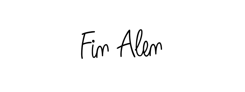 Also You can easily find your signature by using the search form. We will create Fin Alen name handwritten signature images for you free of cost using Angelique-Rose-font-FFP sign style. Fin Alen signature style 5 images and pictures png