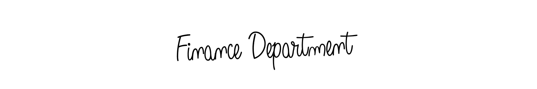 How to make Finance Department signature? Angelique-Rose-font-FFP is a professional autograph style. Create handwritten signature for Finance Department name. Finance Department signature style 5 images and pictures png