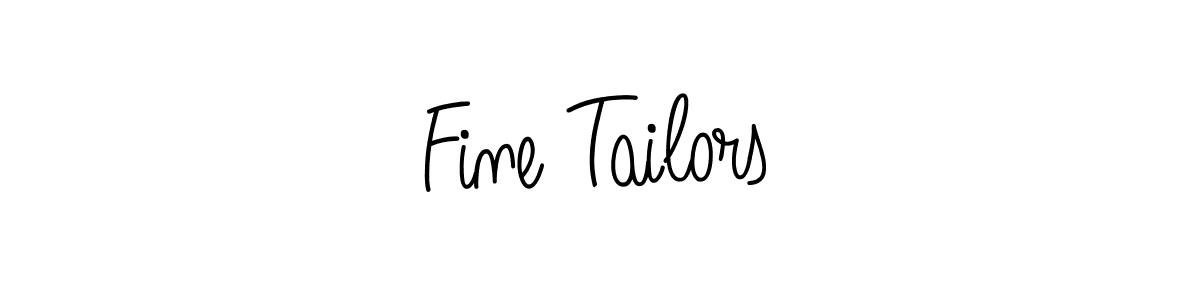 Use a signature maker to create a handwritten signature online. With this signature software, you can design (Angelique-Rose-font-FFP) your own signature for name Fine Tailors. Fine Tailors signature style 5 images and pictures png