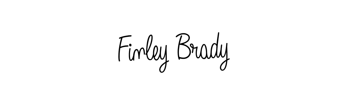 How to make Finley Brady name signature. Use Angelique-Rose-font-FFP style for creating short signs online. This is the latest handwritten sign. Finley Brady signature style 5 images and pictures png