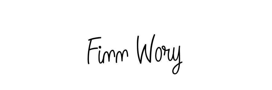 Use a signature maker to create a handwritten signature online. With this signature software, you can design (Angelique-Rose-font-FFP) your own signature for name Finn Wory. Finn Wory signature style 5 images and pictures png