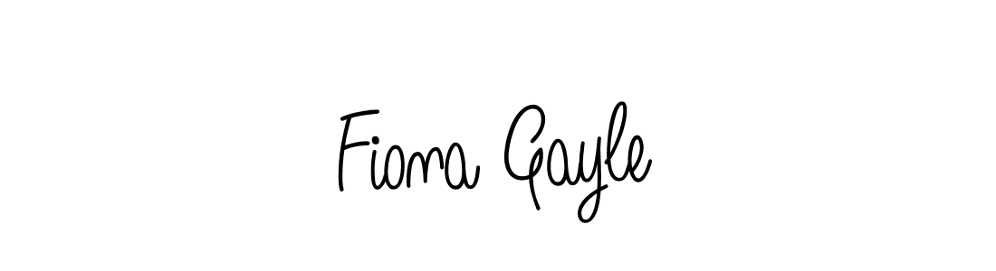 Create a beautiful signature design for name Fiona Gayle. With this signature (Angelique-Rose-font-FFP) fonts, you can make a handwritten signature for free. Fiona Gayle signature style 5 images and pictures png