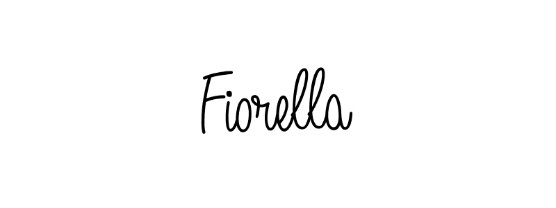 Make a beautiful signature design for name Fiorella. With this signature (Angelique-Rose-font-FFP) style, you can create a handwritten signature for free. Fiorella signature style 5 images and pictures png