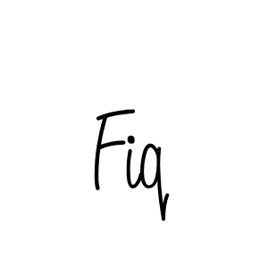 The best way (Angelique-Rose-font-FFP) to make a short signature is to pick only two or three words in your name. The name Fiq include a total of six letters. For converting this name. Fiq signature style 5 images and pictures png