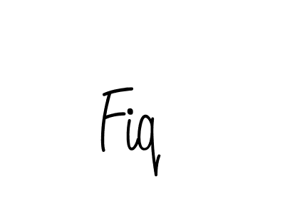 How to make Fiq  name signature. Use Angelique-Rose-font-FFP style for creating short signs online. This is the latest handwritten sign. Fiq  signature style 5 images and pictures png