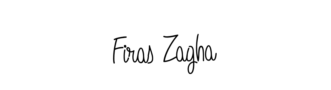 How to make Firas Zagha name signature. Use Angelique-Rose-font-FFP style for creating short signs online. This is the latest handwritten sign. Firas Zagha signature style 5 images and pictures png
