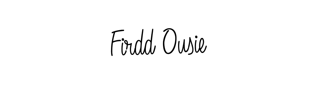How to Draw Firdd Ousie signature style? Angelique-Rose-font-FFP is a latest design signature styles for name Firdd Ousie. Firdd Ousie signature style 5 images and pictures png
