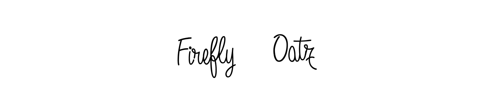 How to make Firefly ♡ Oatz name signature. Use Angelique-Rose-font-FFP style for creating short signs online. This is the latest handwritten sign. Firefly ♡ Oatz signature style 5 images and pictures png