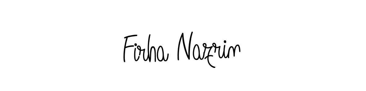 Best and Professional Signature Style for Firha Nazrin. Angelique-Rose-font-FFP Best Signature Style Collection. Firha Nazrin signature style 5 images and pictures png
