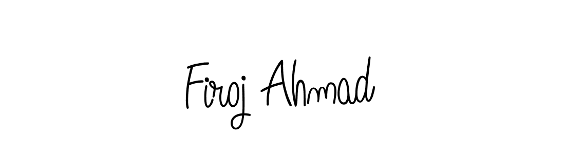 How to Draw Firoj Ahmad signature style? Angelique-Rose-font-FFP is a latest design signature styles for name Firoj Ahmad. Firoj Ahmad signature style 5 images and pictures png