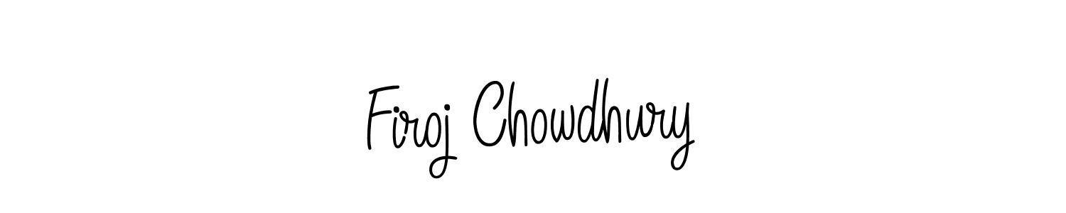Firoj Chowdhury stylish signature style. Best Handwritten Sign (Angelique-Rose-font-FFP) for my name. Handwritten Signature Collection Ideas for my name Firoj Chowdhury. Firoj Chowdhury signature style 5 images and pictures png