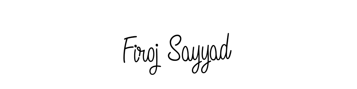 How to Draw Firoj Sayyad signature style? Angelique-Rose-font-FFP is a latest design signature styles for name Firoj Sayyad. Firoj Sayyad signature style 5 images and pictures png