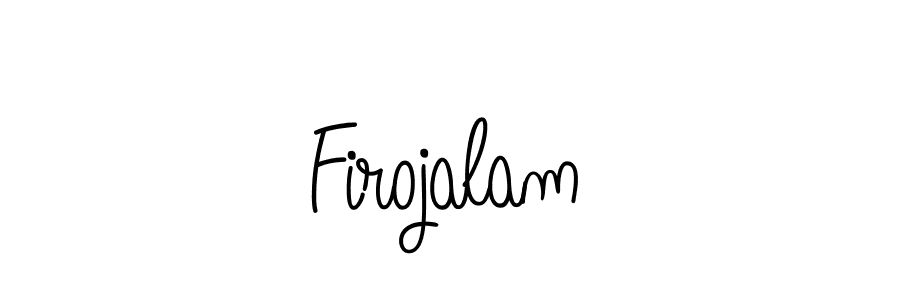 How to make Firojalam name signature. Use Angelique-Rose-font-FFP style for creating short signs online. This is the latest handwritten sign. Firojalam signature style 5 images and pictures png