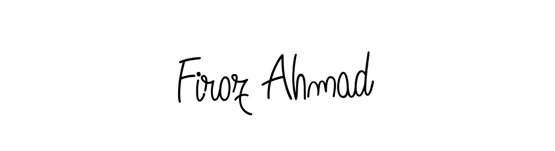 Similarly Angelique-Rose-font-FFP is the best handwritten signature design. Signature creator online .You can use it as an online autograph creator for name Firoz Ahmad. Firoz Ahmad signature style 5 images and pictures png