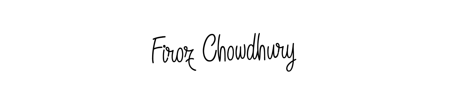 Make a short Firoz Chowdhury signature style. Manage your documents anywhere anytime using Angelique-Rose-font-FFP. Create and add eSignatures, submit forms, share and send files easily. Firoz Chowdhury signature style 5 images and pictures png