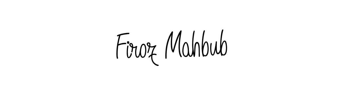 if you are searching for the best signature style for your name Firoz Mahbub. so please give up your signature search. here we have designed multiple signature styles  using Angelique-Rose-font-FFP. Firoz Mahbub signature style 5 images and pictures png