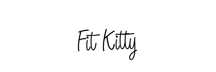 How to make Fit Kitty signature? Angelique-Rose-font-FFP is a professional autograph style. Create handwritten signature for Fit Kitty name. Fit Kitty signature style 5 images and pictures png